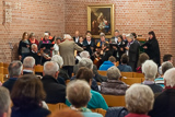 Die Kantorei mit Instrumentalisten bei der Darbietung eines Mendelssohn-Chorals.